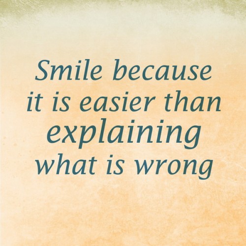 Image Gallery smile sayings