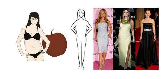 apple shaped