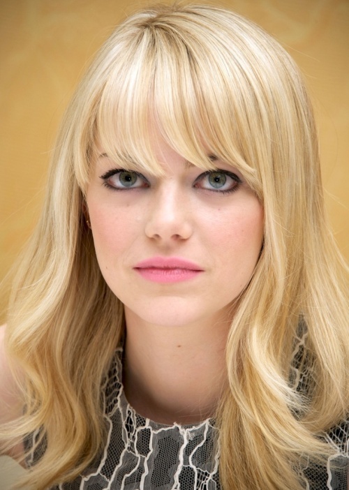 NEW YORK, NY - MARCH 09:  Emma Stone at "The Croods" Press Conference at the Ritz Carlton Hotel on March 9, 2013 in New York City.  (Photo by Vera Anderson/WireImage)