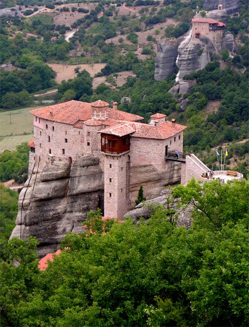 The meteora in Greece