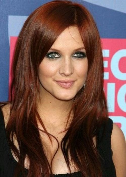 Dark Auburn Hair