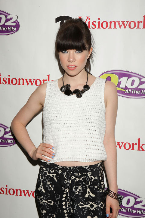 Carly Rae Far-Back Bangs