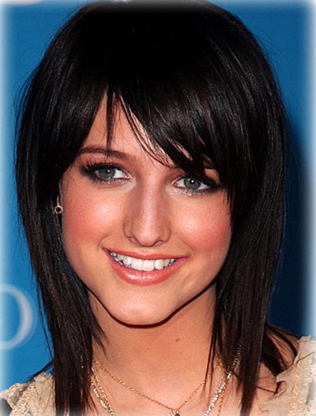 Ashlee-Simpson-Mid-Length-Shag-Hairstyles-Black