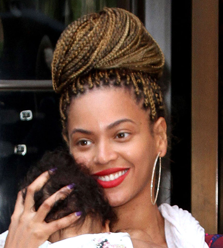 Beyonce Voluminous Top Bun