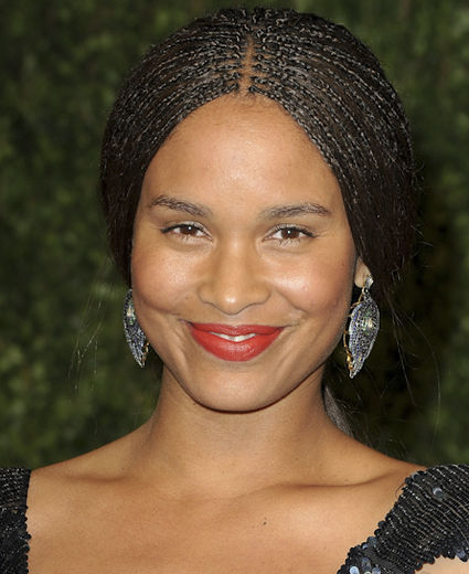 Joy Bryant Low Ponytail