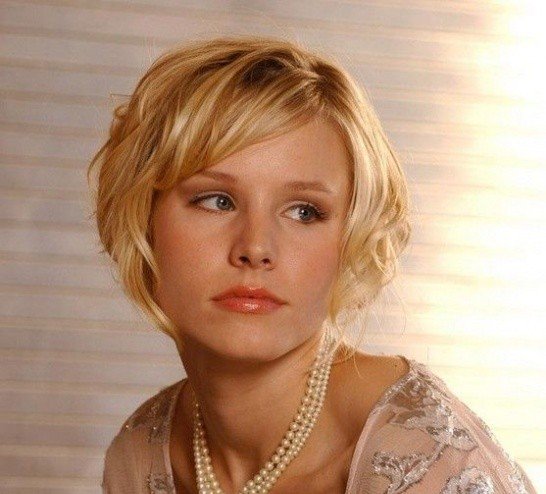 Kristen Bell Side Swept Bangs: Pixie Bangs