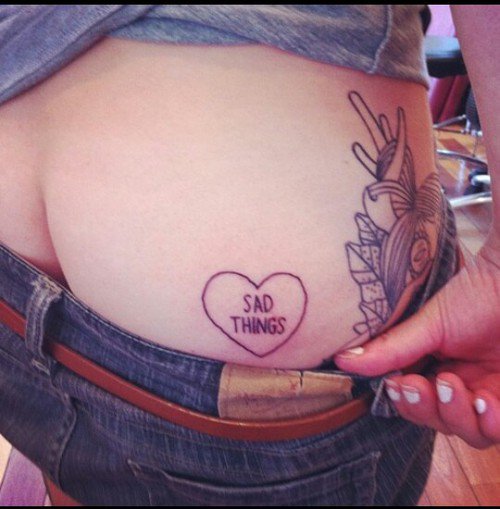 butt tattoo