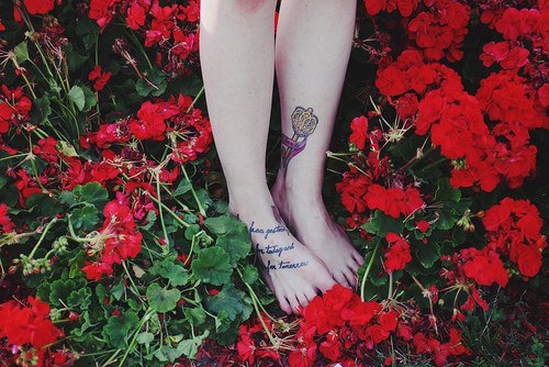 feet tattoo