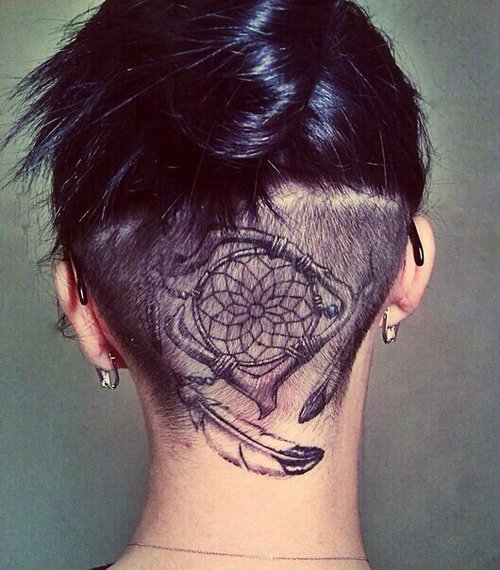 head tattoo