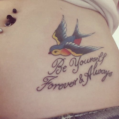 hip tattoo