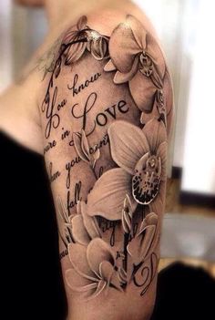 Quotes & Flowers - Arm Piece