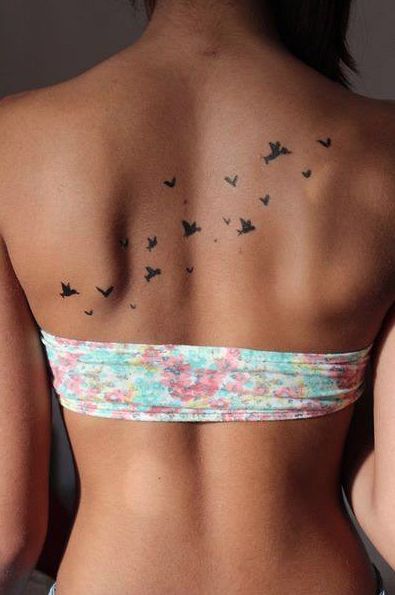 Flyaway Birds - Back Piece