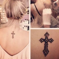 Tiny Back Cross - Back Piece
