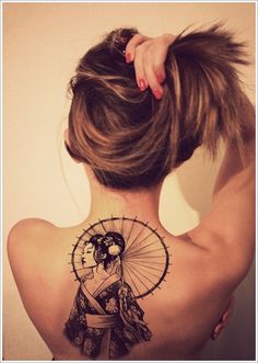 Geisha - Back Piece