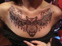Owl - Chest Piece