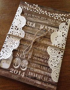 Rustic Invitations