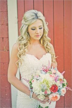 Country Wedding Hairstyle