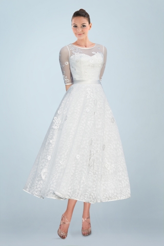 vintage-illusion-neckline-a-line-ankle-length-bridal-gown-with-illusion-half-sleeves-and-applique_1395923820860