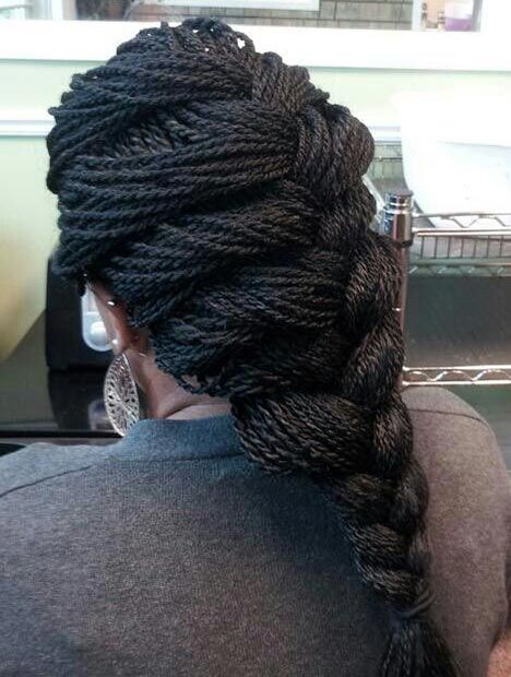 Senegalese twist hairstyles for black women 