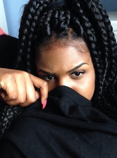 40 Big Box Braids Styles Herinterest Com