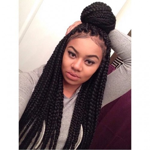 40 Big Box Braids Styles Herinterest Com