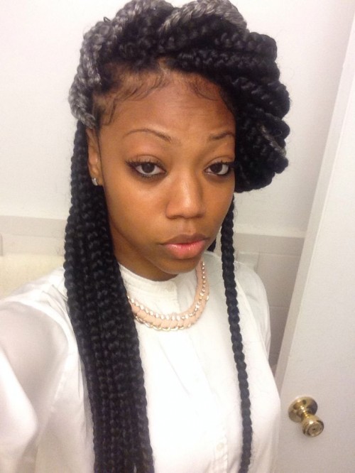 40 Big Box Braids Styles Herinterest Com