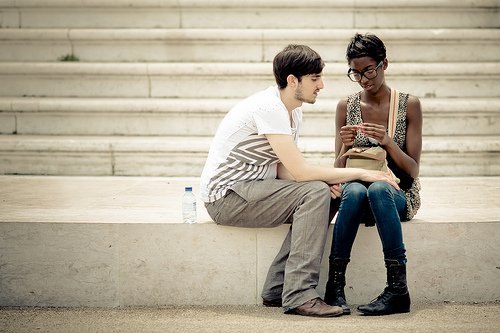 spend time talking to him