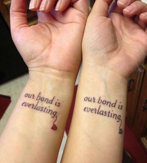 60 Matching Sister Tattoo Ideas | herinterest.com/