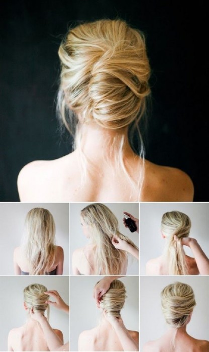 twisted updo