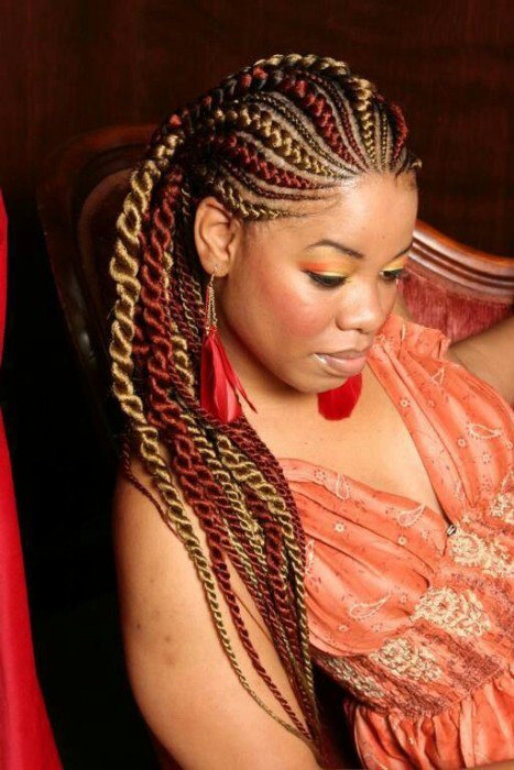 50 Ghana Braids Styles | herinterest.com/