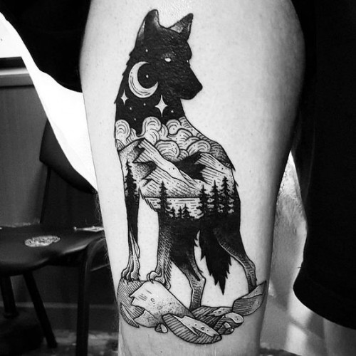 Wolf Tattoo Meaning Herinterest Com