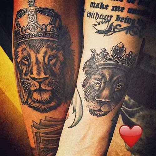 50 King And Queen Tattoos For Couples Herinterest Com