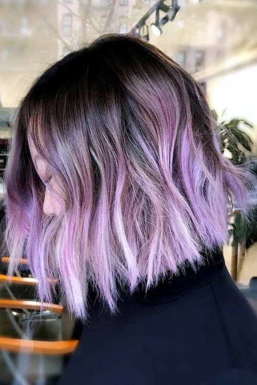 40 Purple Balayage Looks Herinterest Com