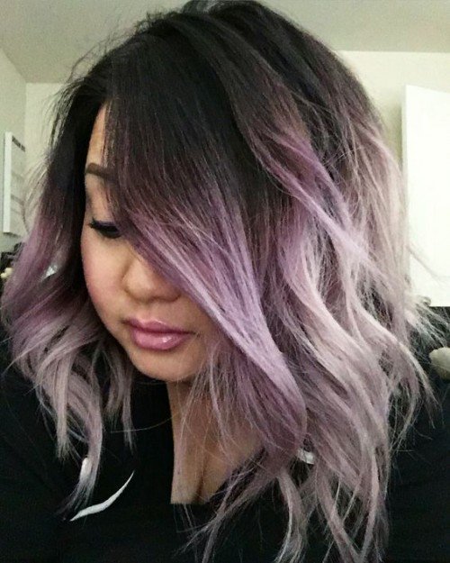 40 Purple Balayage Looks Herinterest Com