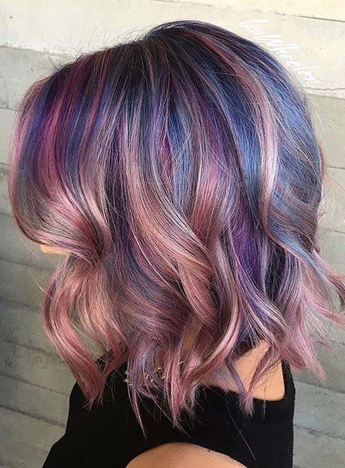 40 Purple Balayage Looks Herinterest Com