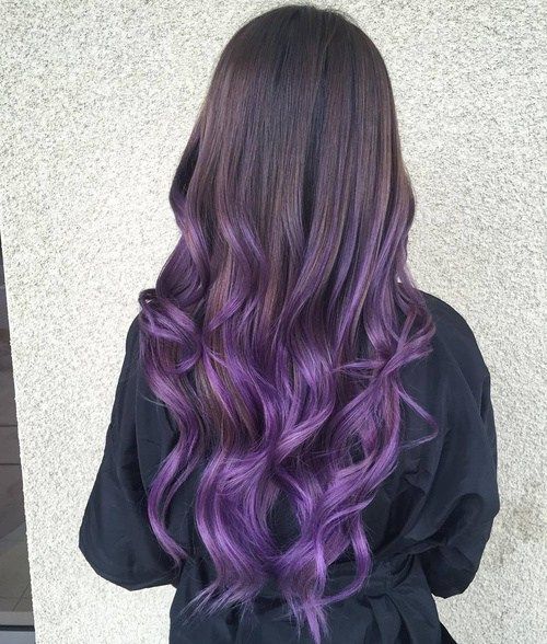 40 Purple Balayage Looks Herinterest Com