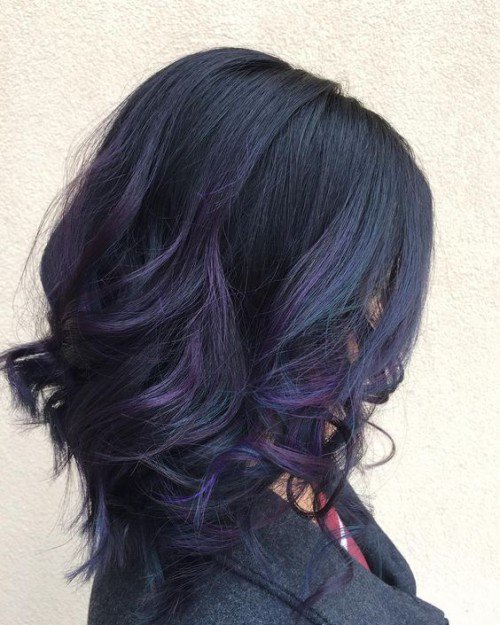 40 Purple Balayage Looks Herinterest Com