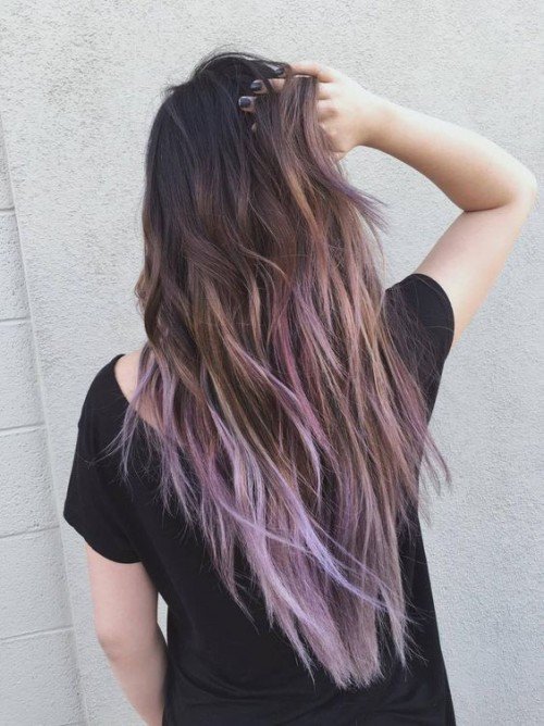 40 Purple Balayage Looks Herinterest Com