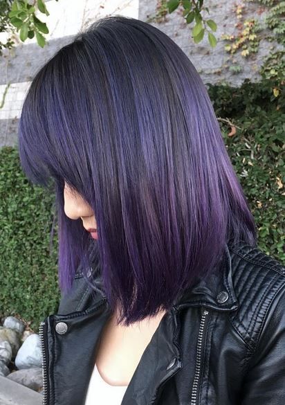 40 Purple Balayage Looks Herinterest Com