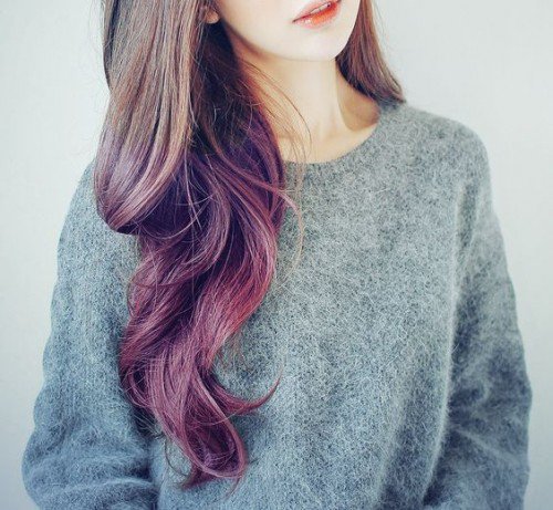 40 Purple Balayage Looks Herinterest Com