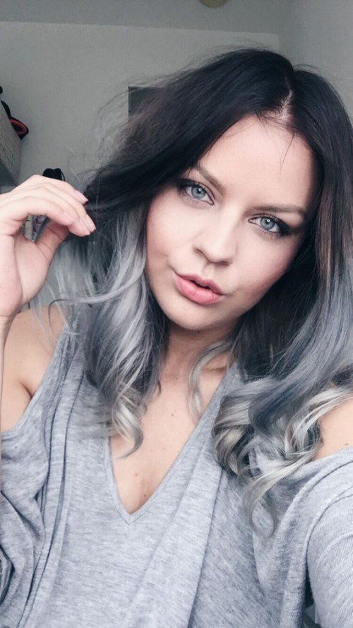 Grey And Black Hairstyles