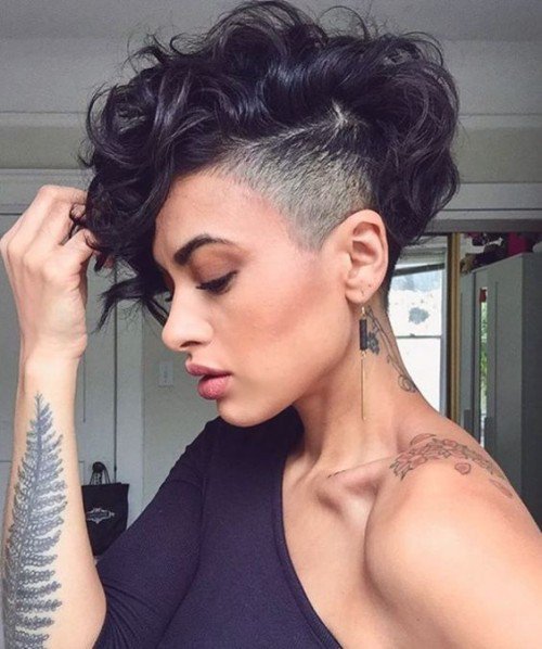 Shaved Haircut For Women