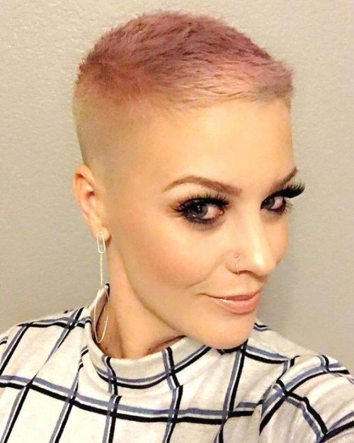 Short Shaved Ladies Hairstyles