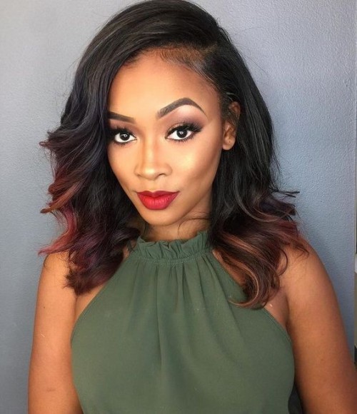 40 Bob Hairstyles for Black Women 2017 | herinterest.com/