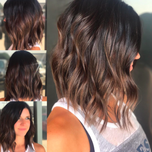 Medium Length Stacked Bob