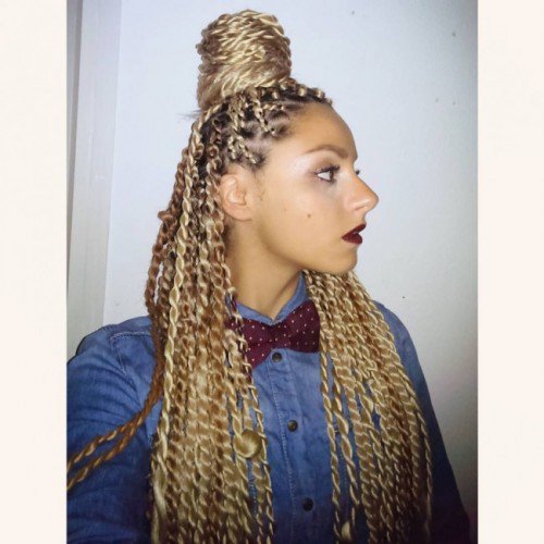 40 Twist Hairstyles for Natural Hair 2017 11