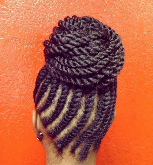 40 Twist Hairstyles for Natural Hair 2017 15