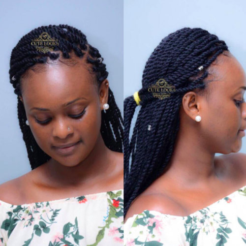 40 Twist Hairstyles for Natural Hair 2017 19