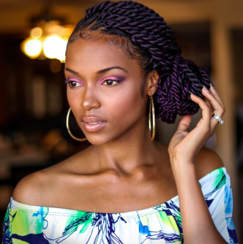 40 Twist Hairstyles for Natural Hair 2017 27