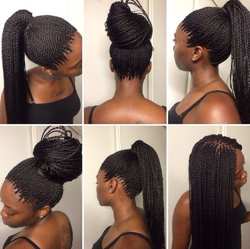 40 Twist Hairstyles for Natural Hair 2017 31